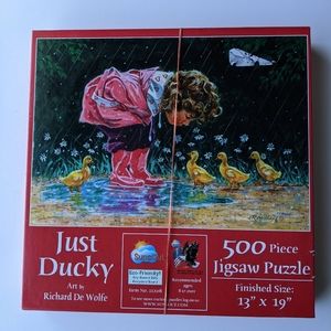 500 PC jigsaw puzzle Just Ducky 13 x 19